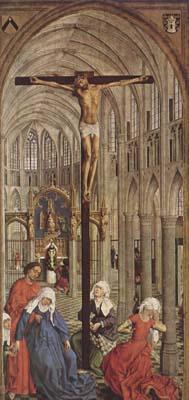 Rogier van der Weyden Crucifixion in a Church (mk08) France oil painting art